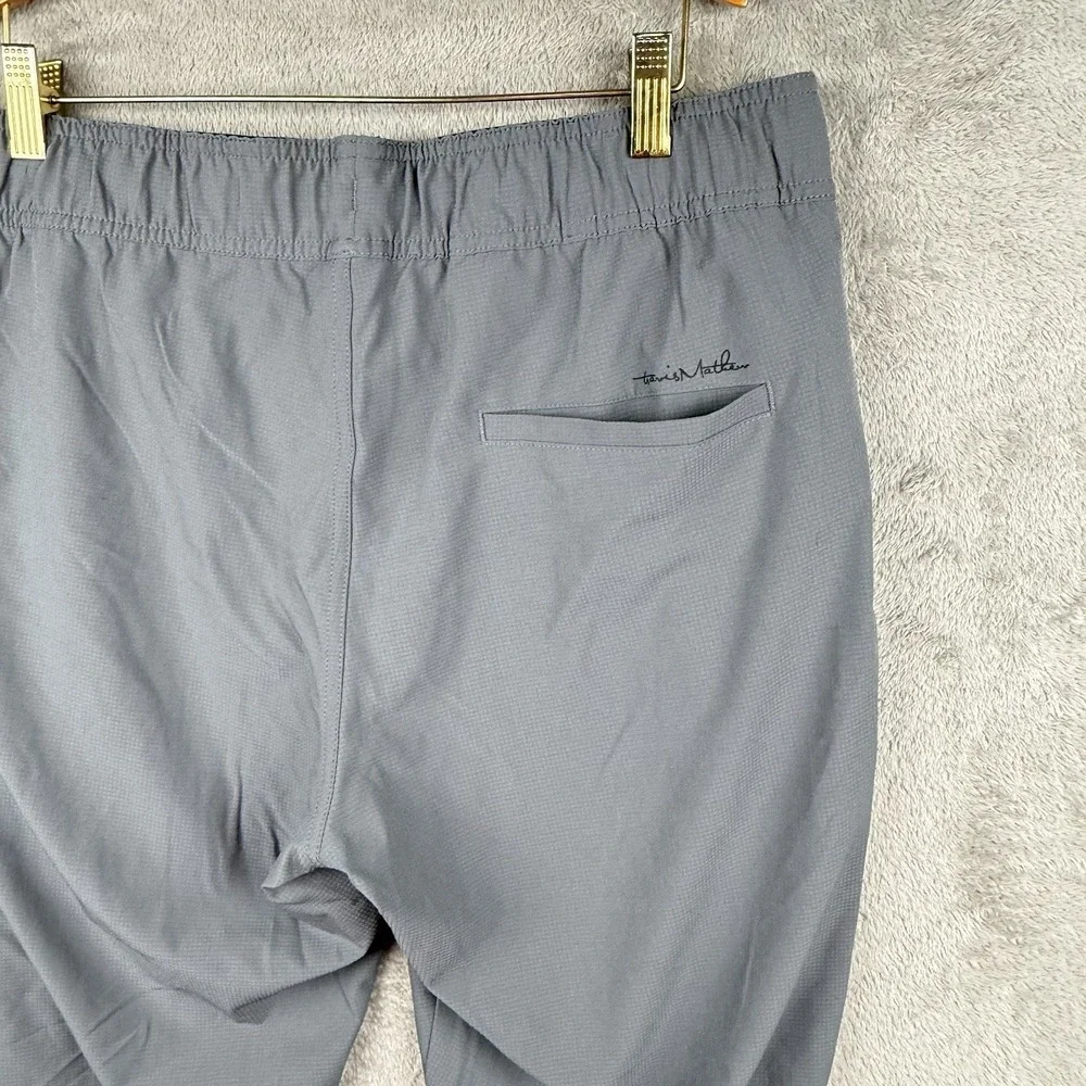 Travis Mathew Travel Pant 2.0 Mens L Gray Performance Stretch Golf NWT